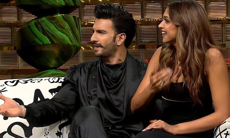 Deepika & Ranveer talk about their secret engagement on KWK 8