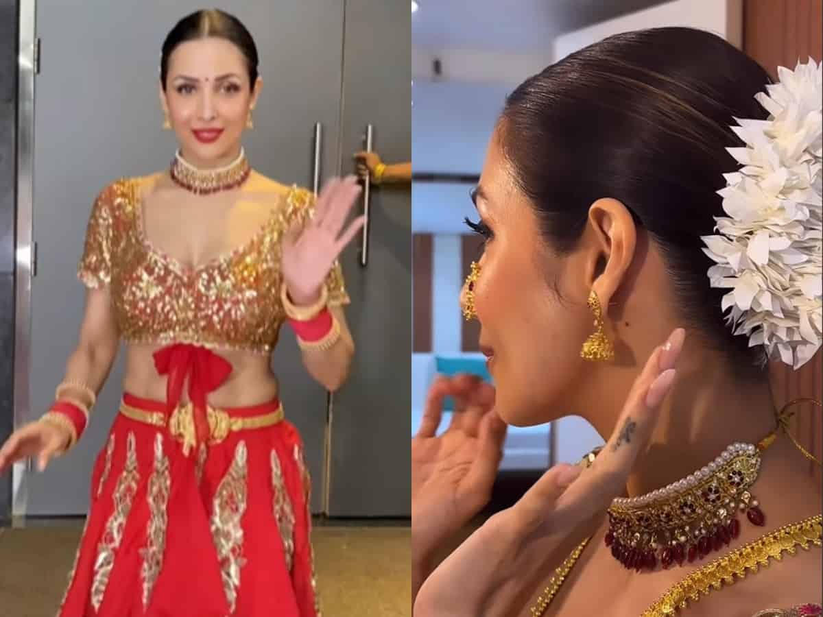 Malaika Arora spotted wearing Hyderabadi Jadau, check its price