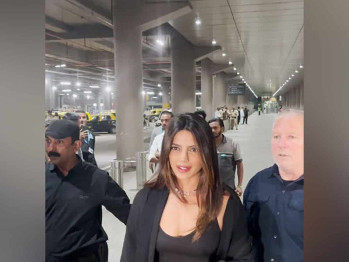 Priyanka Chopra lands in Mumbai for MAMI Film Festival 2023