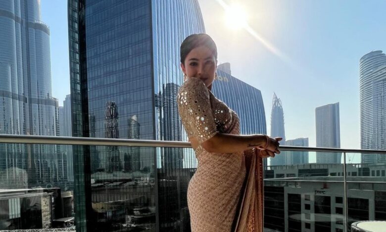Rashmika Mandanna shines in pricy saree in Dubai, it is worth Rs...