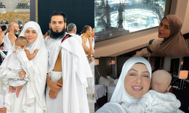 Here's full video of Sana Khan's first Umrah with son Tariq