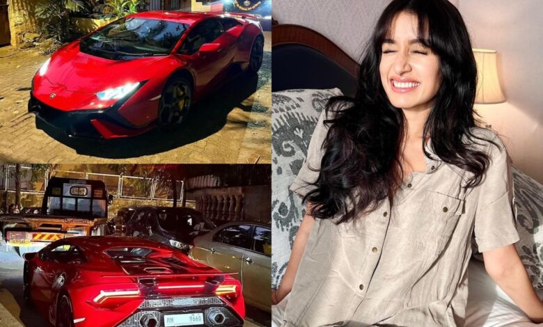 Shraddha Kapoor's car collection: A Rs 4 cr Lamborghini added
