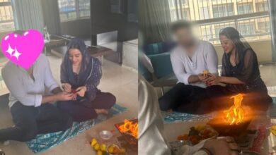 Uorfi Javed gets engaged secretly, see her viral 'roka' photos