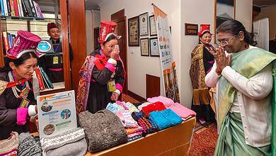 President Droupadi Murmu in Ladakh