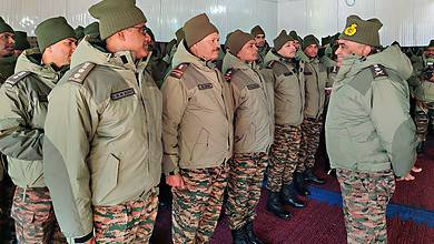 COAS Manoj Pande at Siachen base camp