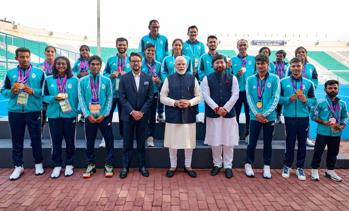 In Pics: Prime Minister Narendra Modi meets Asian Para Games participants