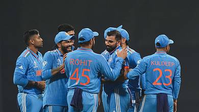 ICC World Cup: India dominates Sri Lanka by 302 runs, secures semifinal spot