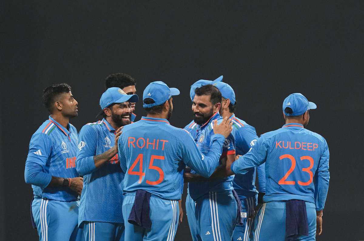 ICC World Cup: India dominates Sri Lanka by 302 runs, secures semifinal spot