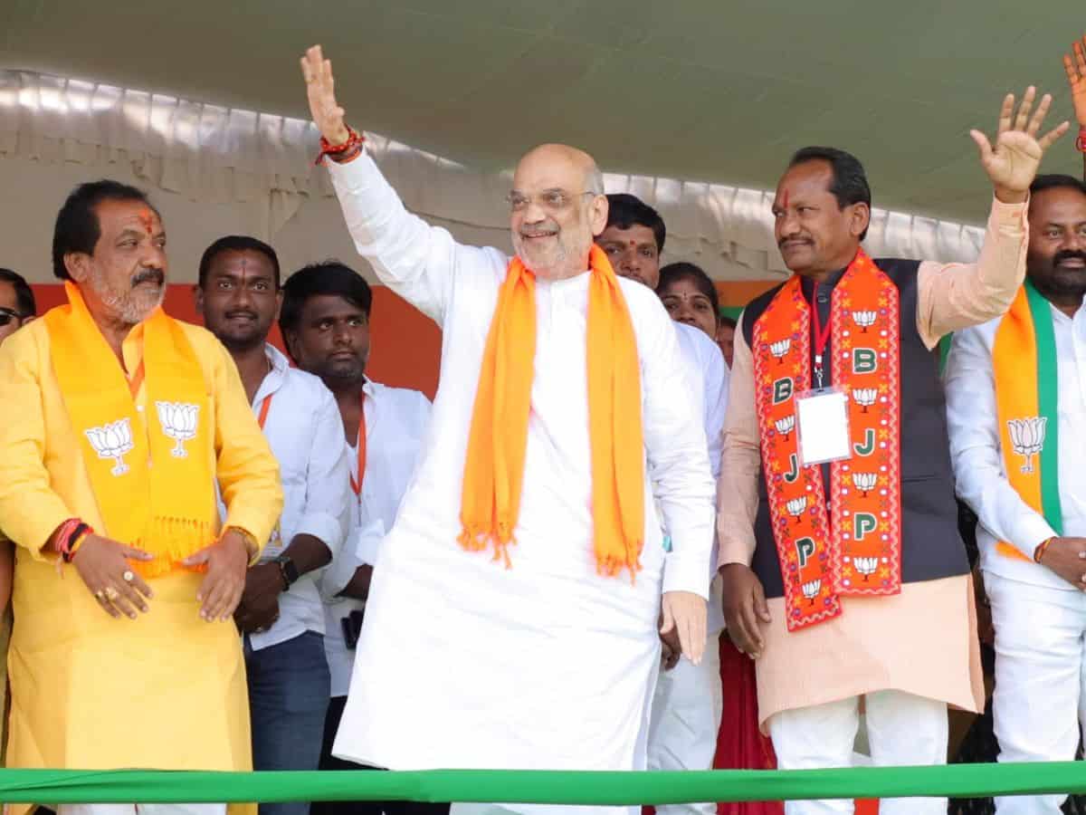 Deal between BRS, Congress to make KCR CM & Rahul PM: Amit Shah