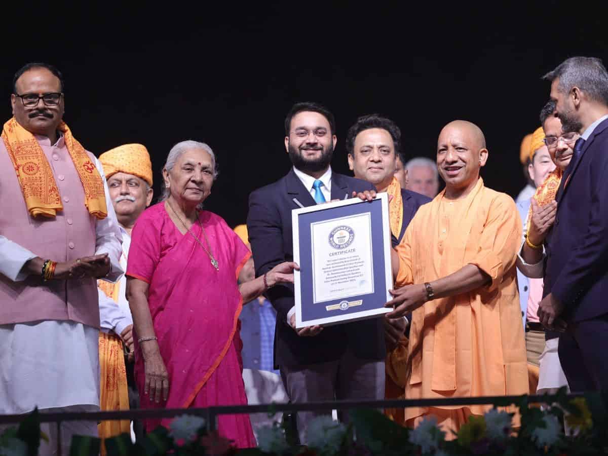 Ayodhya 'Deepotsav' sets new Guinness World record with over 22.23 lakh diyas lit up