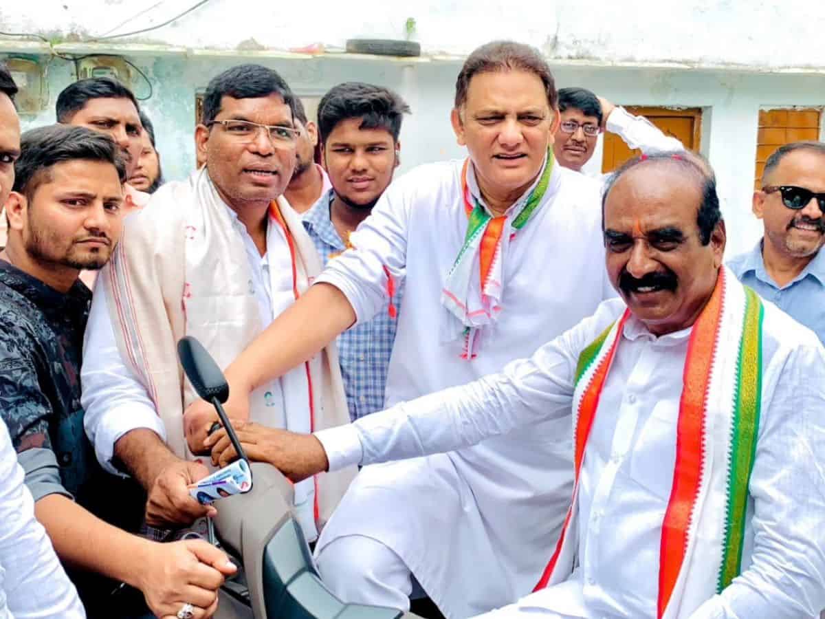 Hyderabad: Congress' Azharuddin holds edge in Jubilee Hills contest