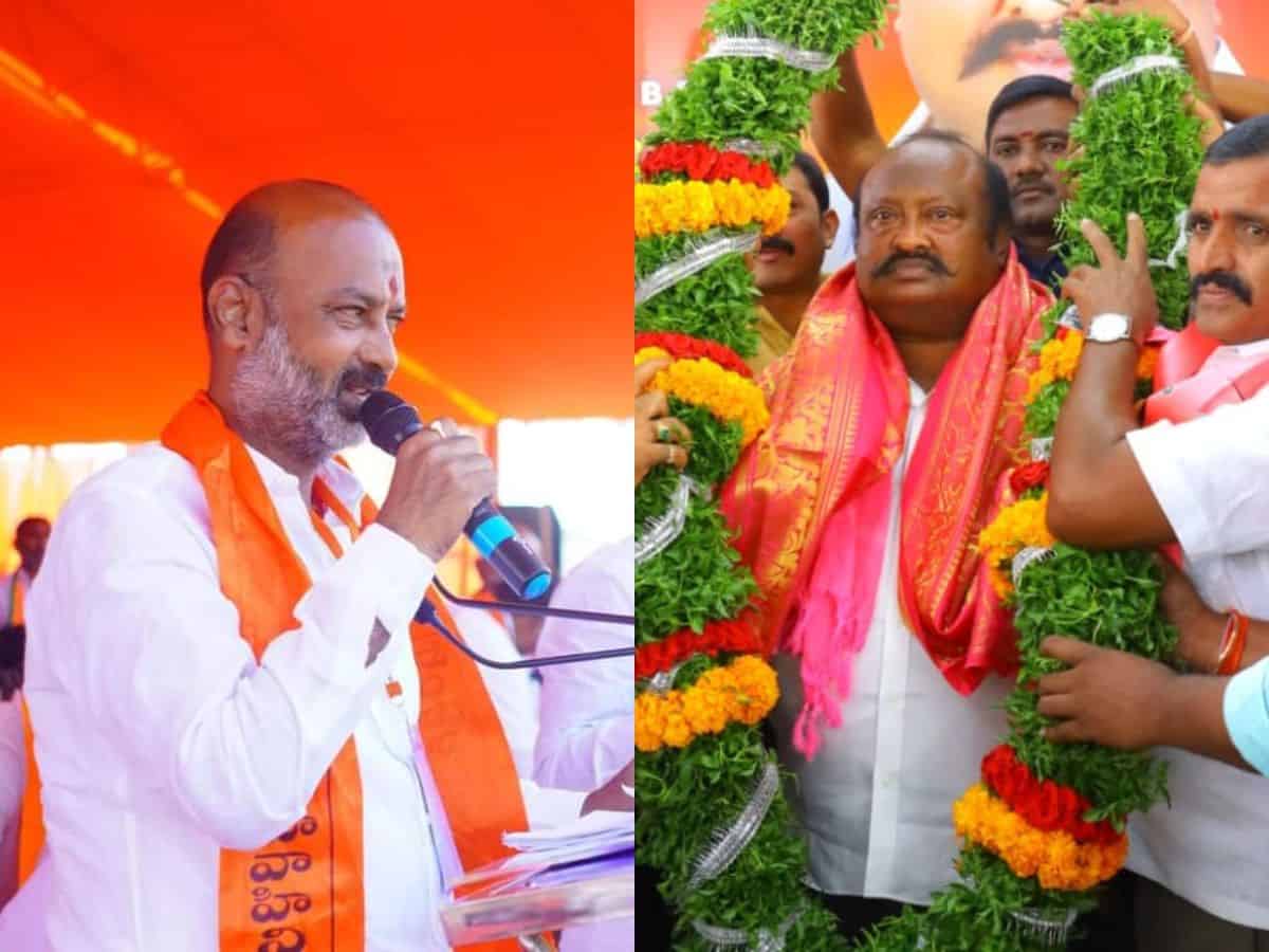 Bandi Sanjay vs Gangula Kamalakar intensifies as 200 Karimnagar BJP workers join BRS