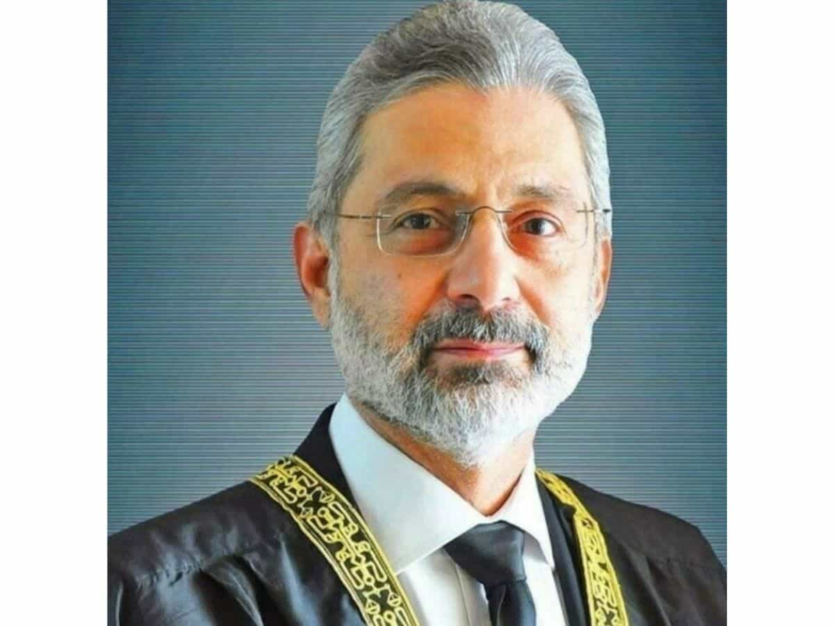 Chief justice of Pakistan, Qazi faez isa- Twitter