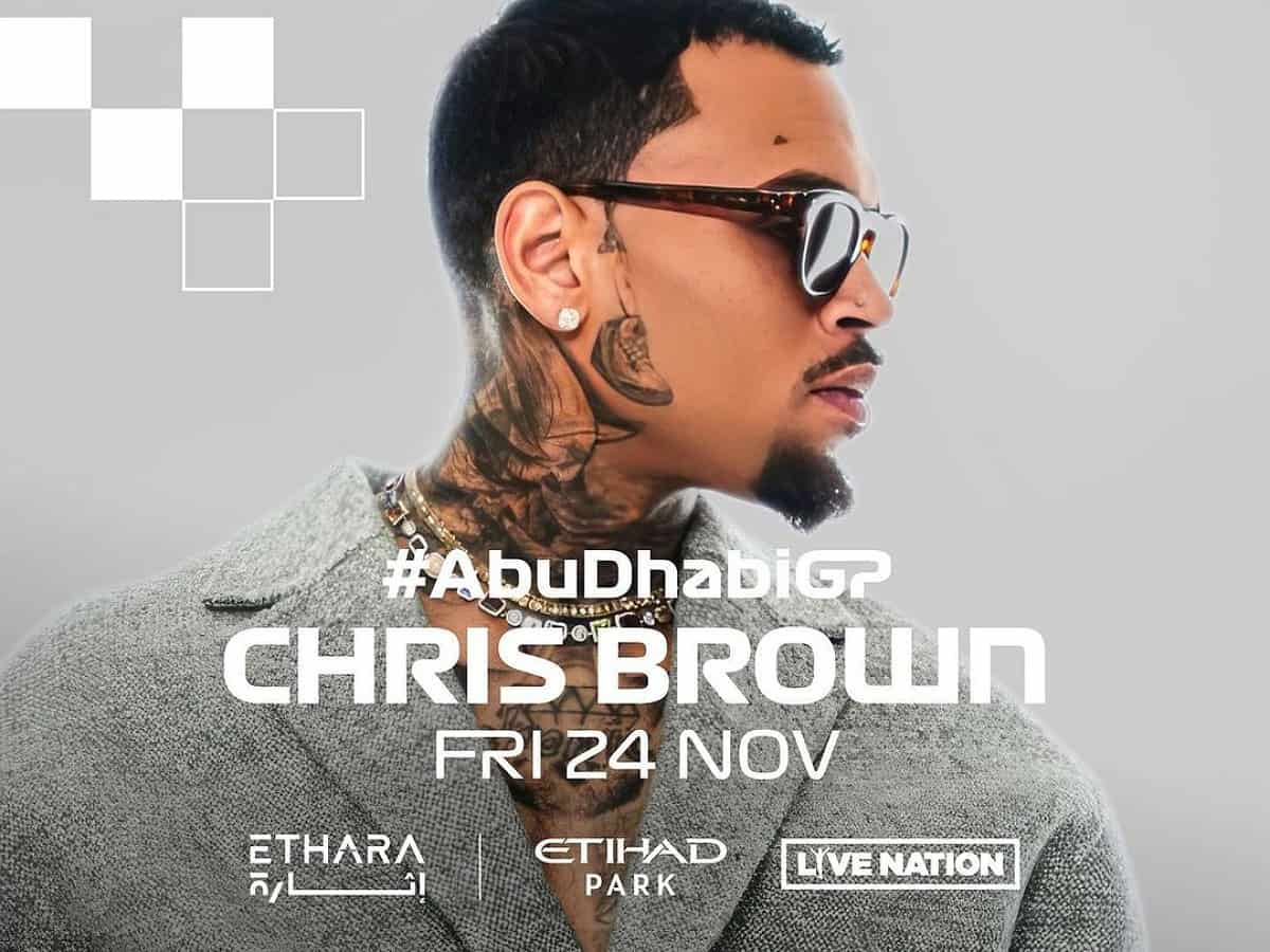 RnB singer Chris Brown to perform at Abu Dhabi Grand Prix
