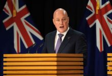 New Zealand PM Christopher Luxon