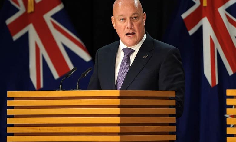 New Zealand PM Christopher Luxon