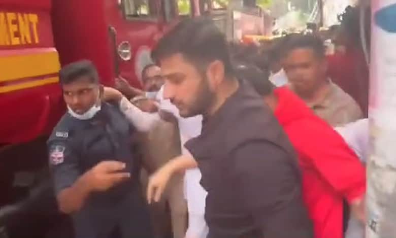 Congress AIMIM Clash