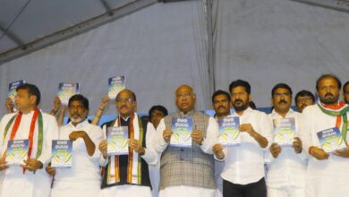 Telangana Congress releases manifesto, job calendar vows to fill 2L posts in 1 yr