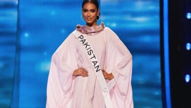First Pakistani participant Erica Robin wears 'Burkini' at Miss Universe event
