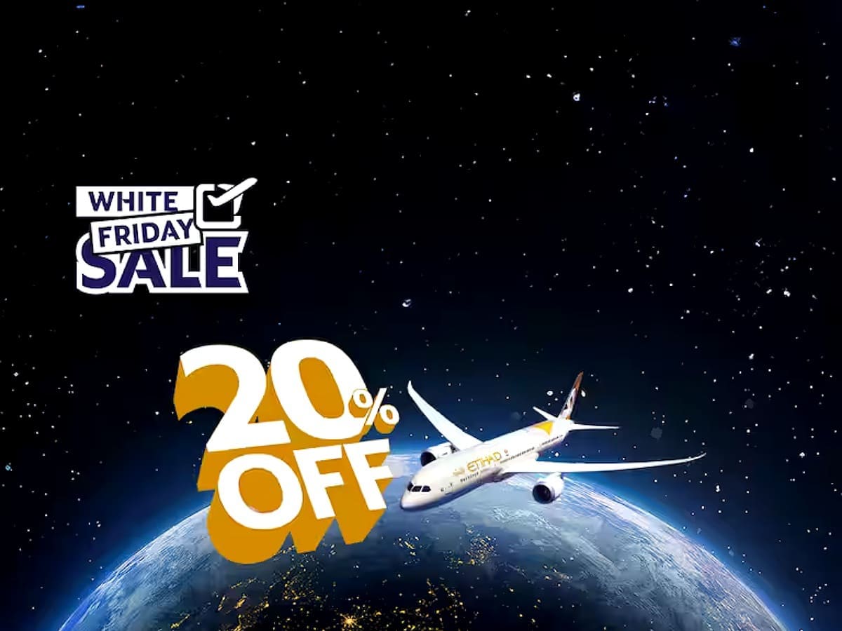 Etihad announces 20% off on all flights, book now