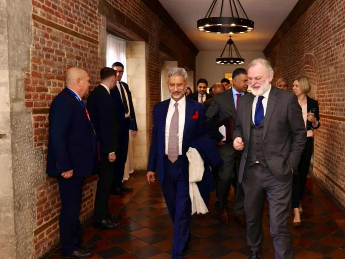 _External Affairs Minister S Jaishankar and UK NSA Tim Barrow