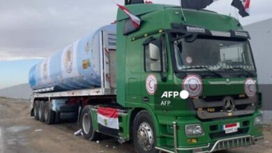 Fuel truck form Egypt enter gaza