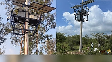 Garuda CCTV cameras installed in Nagarhole wild life sanctuary ; First in south India