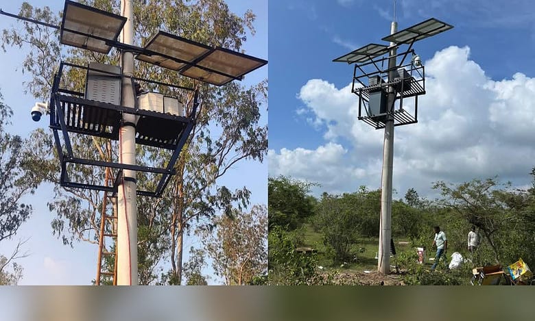 Garuda CCTV cameras installed in Nagarhole wild life sanctuary ; First in south India