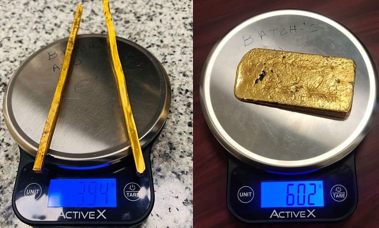 Hyderabad airport customs seize Rs 62.94L worth gold from 2 flights