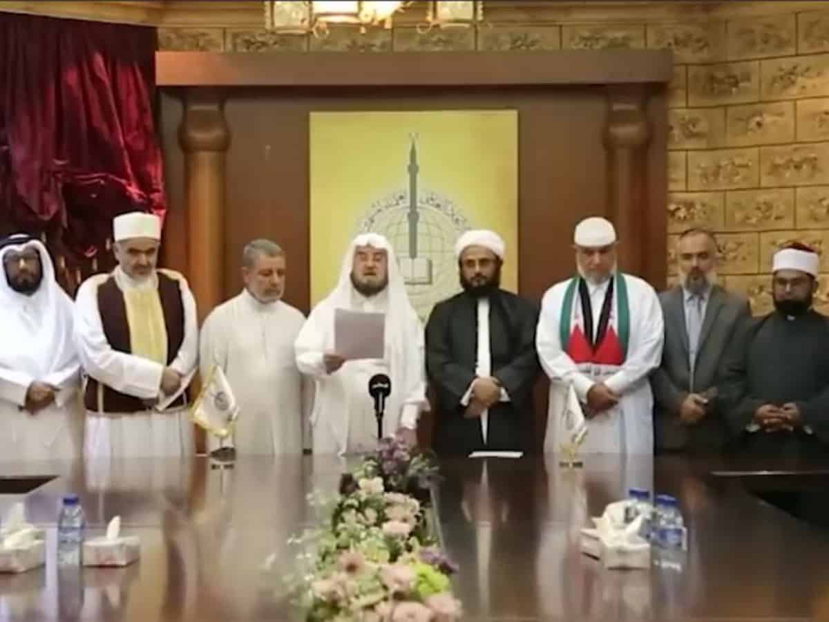 Int'l Union of Muslim scholars issues fatwa saying Arab regimes must intervene to save Gaza from genocide