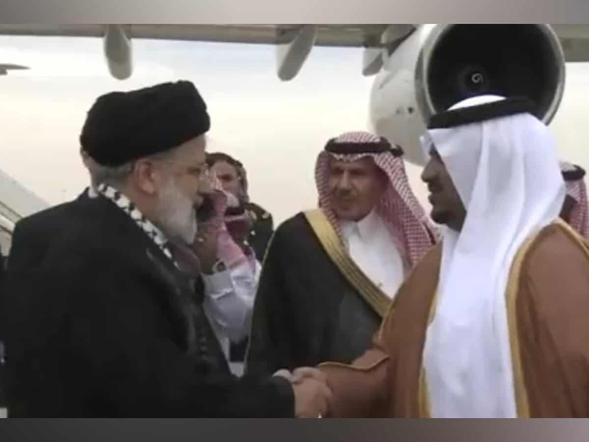 Iran's Raisi arrives in Saudi Arabia to attend Arab-Islamic summit on Gaza