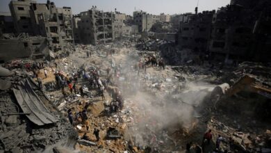 27 killed in Israeli airstrike near UNRWA school in Jabalia refugee camp; toll at 9056