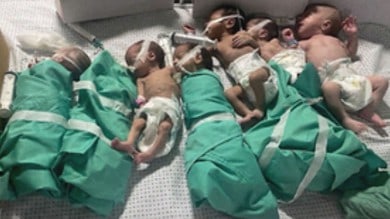 Israel's Attack on Gaza's Hospital, premature babies