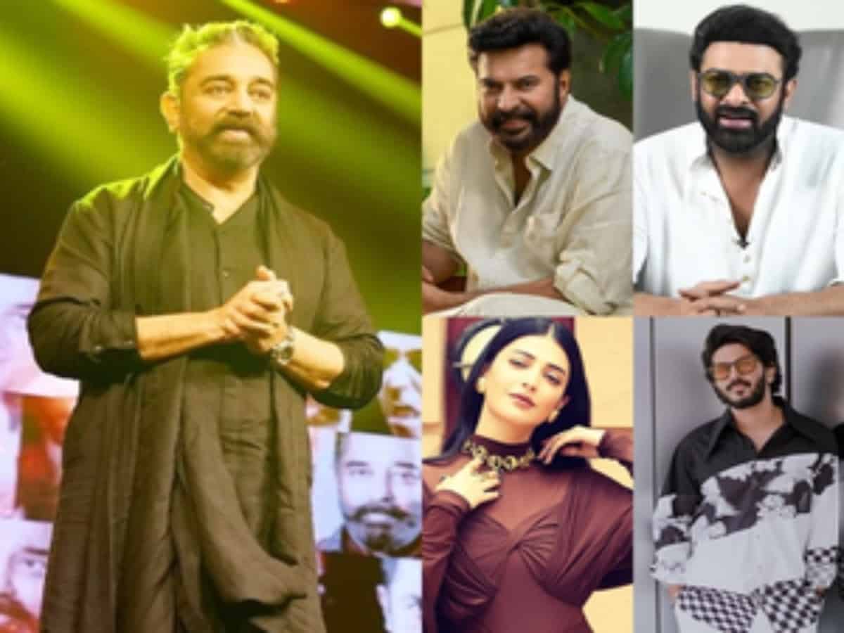 Mammootty, Shruti Haasan, Prabhas, Dulquer Salmaan, wish Kamal Haasan on his 69th b'day