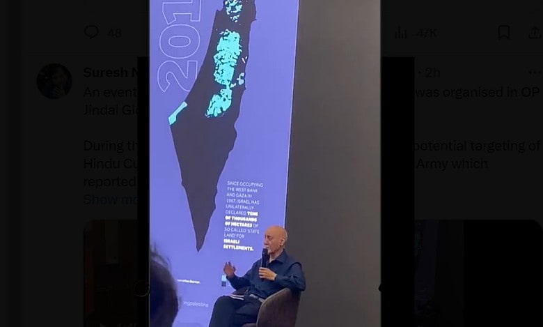 Lecture on Israel-Palestine conflict at private university