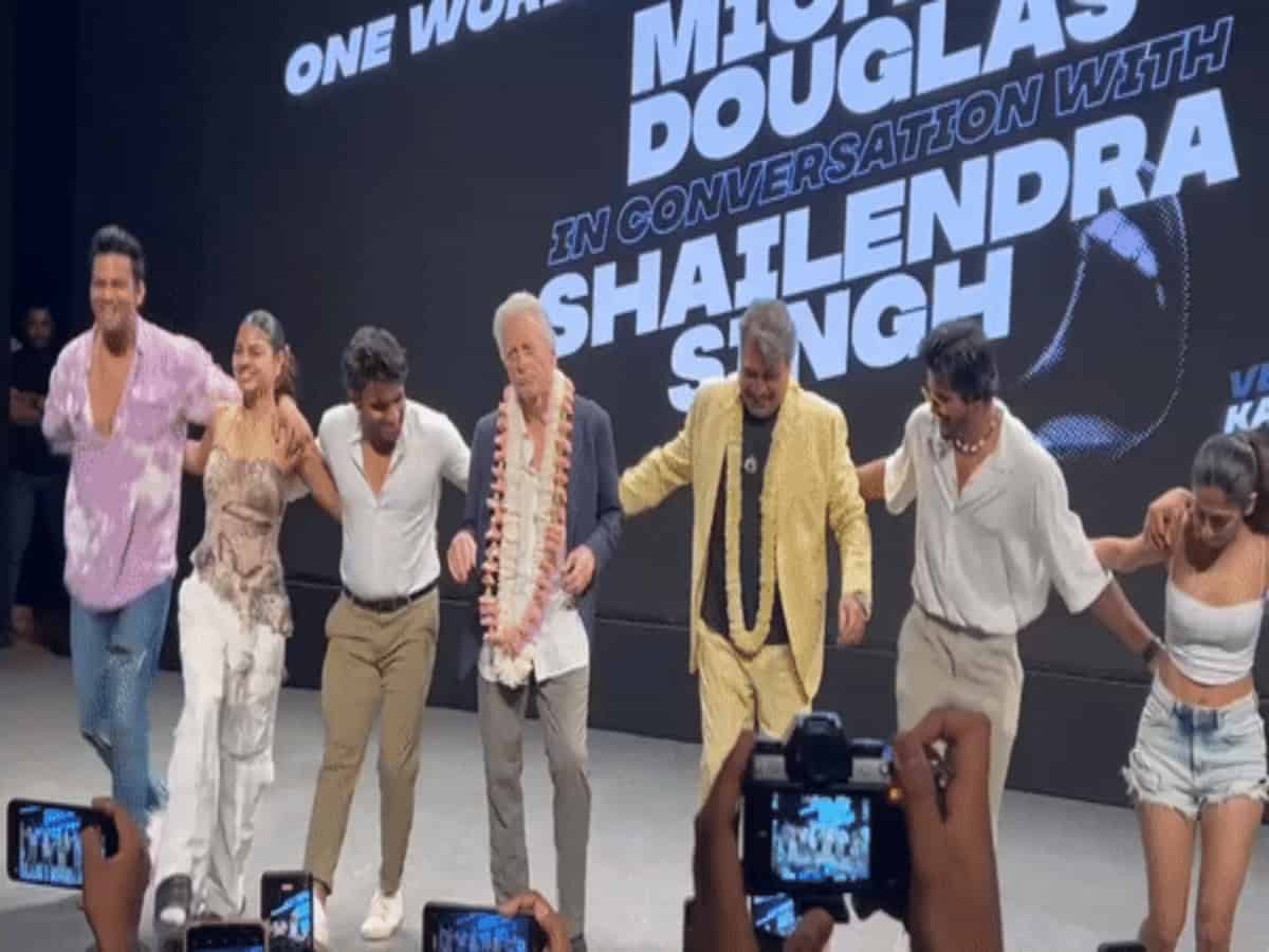 Iconic moment: Michael Douglas grooves to 'Naatu Naatu' at IFFI