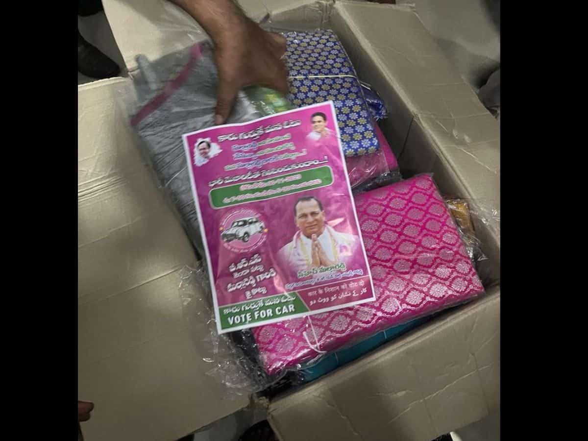 Telangana polls: Rs 2L, freebies allegedly linked to BRS min seized by EC
