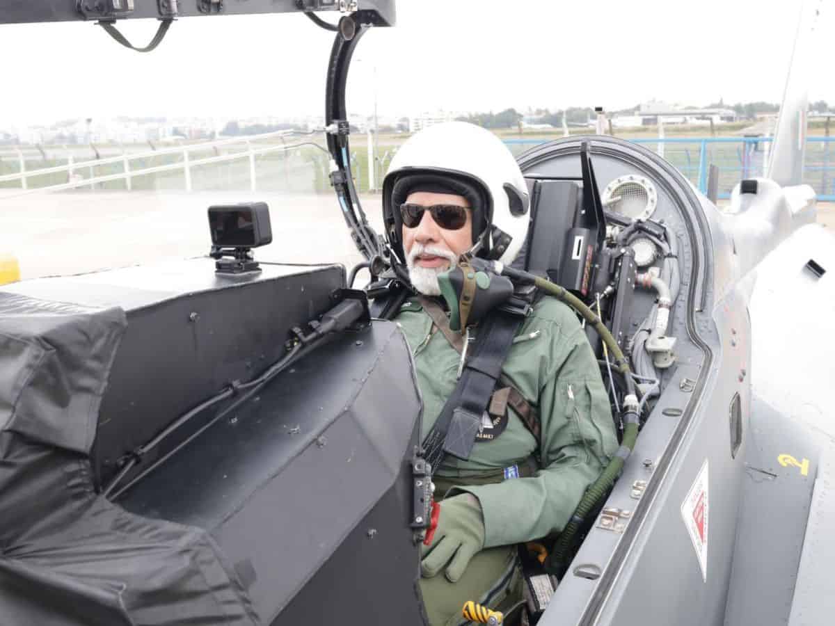 PM Modi undertakes sortie on Tejas aircraft