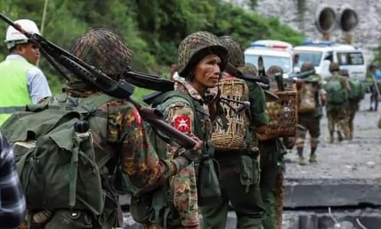 Myanmar gunfight