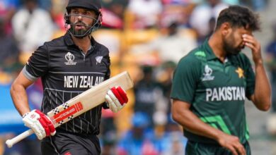 Ravindra's ton, Williamson's fifty power NZ to 401 for 6 against Pak