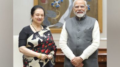 "Pioneering work in cinema admired across generations": PM Modi meets Saira Banu