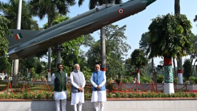 PM modi unveiled a decommissioned MiG-211 fighter jet