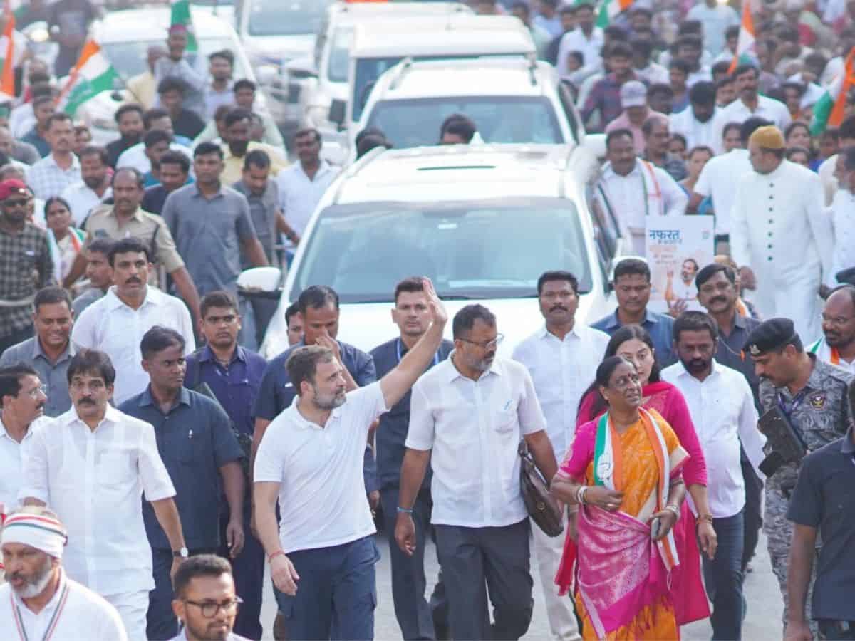 Will open Pragathi Bhavan to public once Congress wins Telangana: Rahul