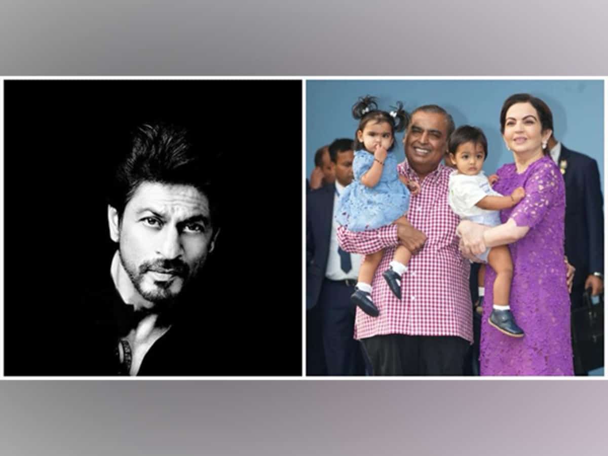 SRK attends Isha Ambani, Anand Piramal's twins first birthday bash in style