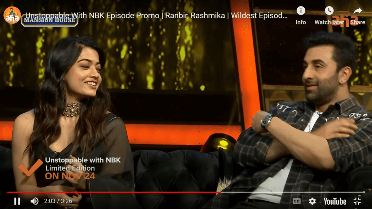 Ranbir Kapoor asks Rashmika Mandanna to choose between him and Vijay Deverakonda (Video)