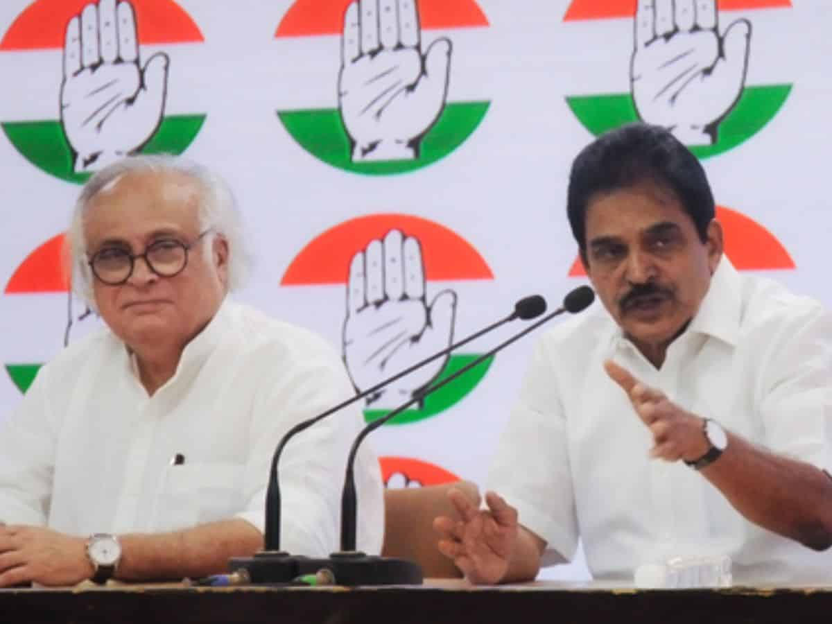 Senior Congress leaders Jairam Ramesh and K.C. Venugopal