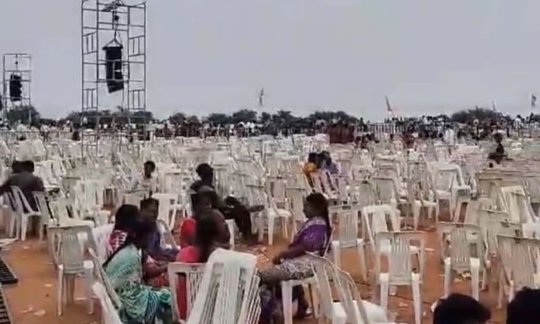 Crowd Walks Away With Revanth Reddy's Absence at Shadnagar