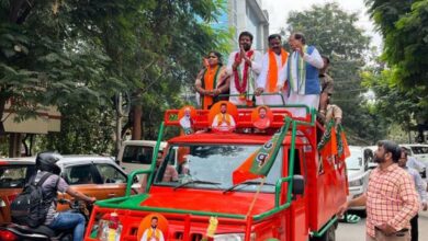 Shripad Naik participated and addressed election rally at Yakuthpura Assembly constituency.