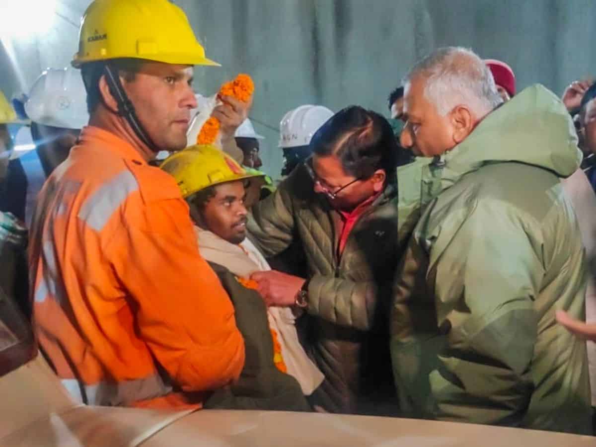 All 41 workers trapped in Uttarakhand tunnel finally rescued