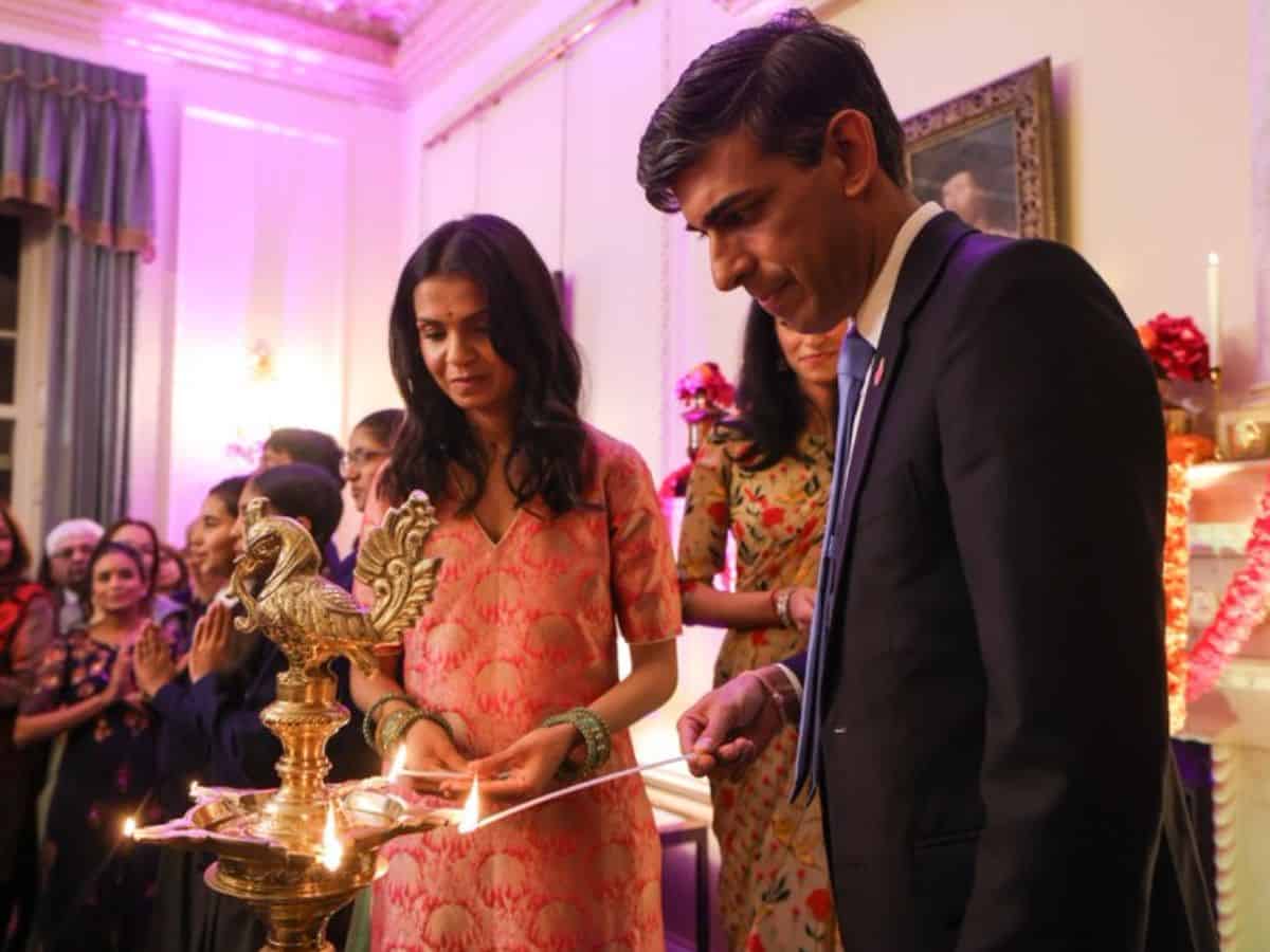 UK PM Rishi celebrates Diwali